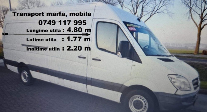 Transport marfa, mobila , materiale constructii